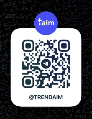 QR Code Telegram @trendaim